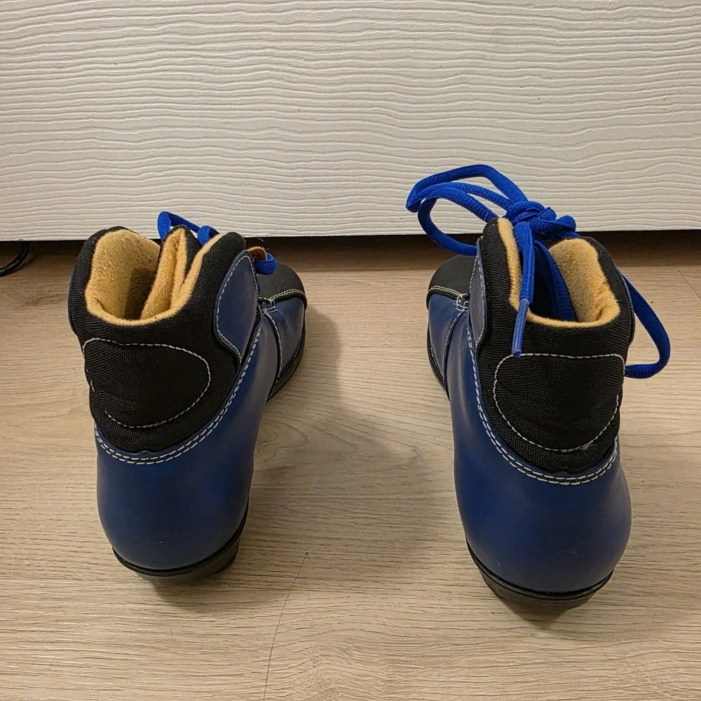 Salomon Blue Black‎ Igloo Cross Country Ski Lace Up Ankle Boots Size 4
